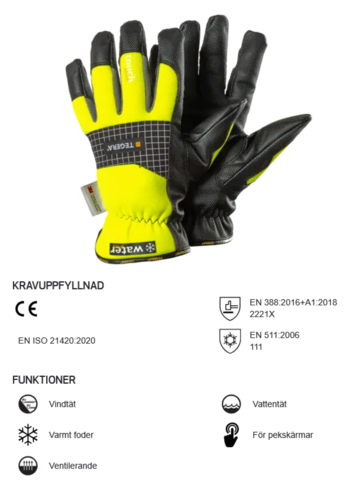 Arbetshandske vinter